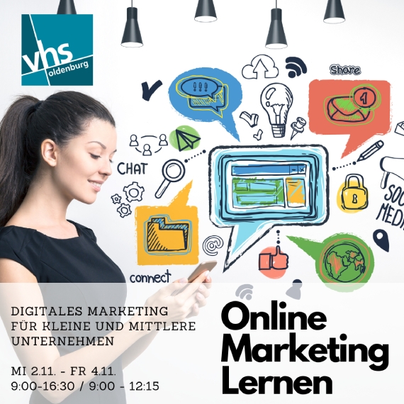 Digitales Marketing für kleine und mittlere Unternehmen VHS Oldenburg Kurs
