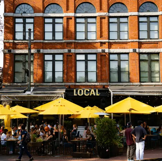 street view of a local coffee shop